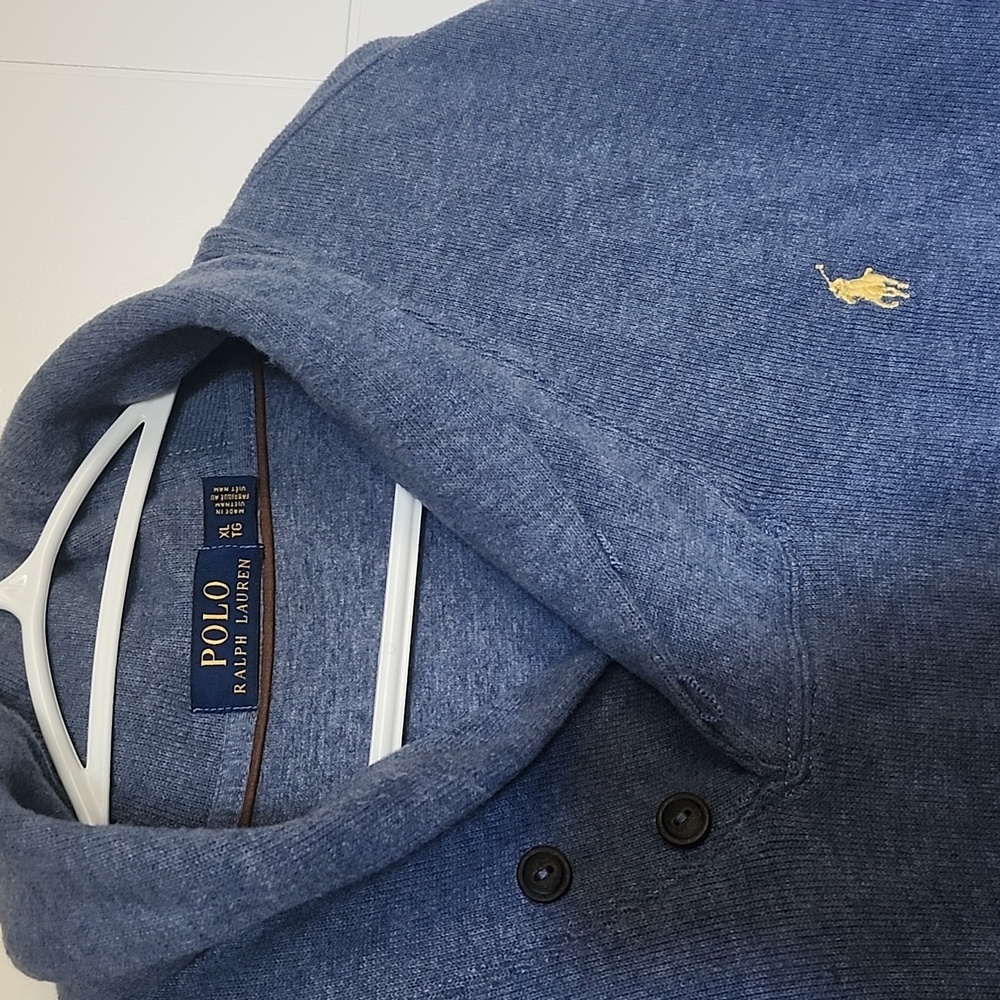 Polo Ralph Lauren Size XL Blue Sweater - Picture 2 of 6